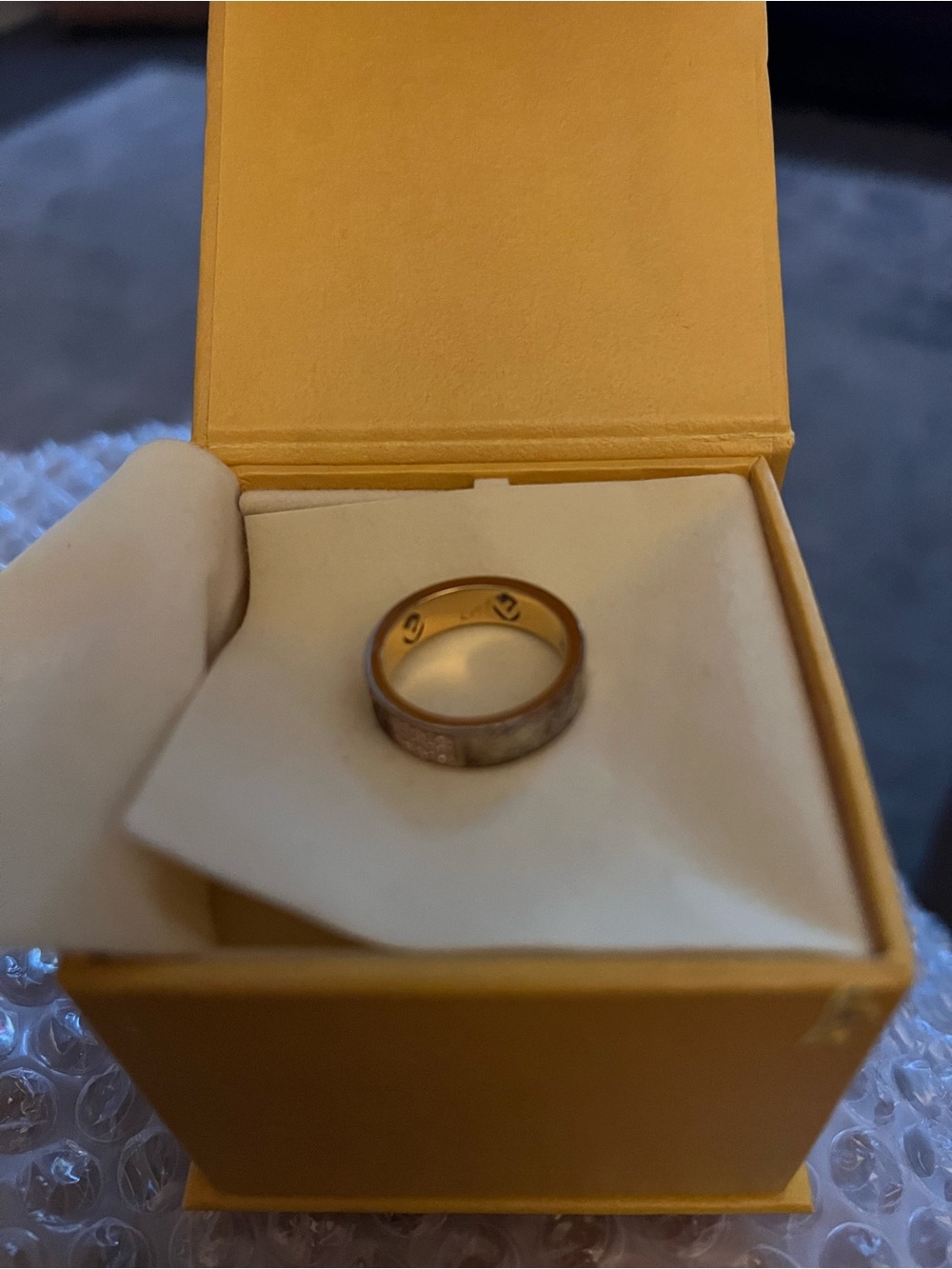 AUTH Fendi “F is Fendi” Fashion Ring SZ 8 - Picture 6 of 8